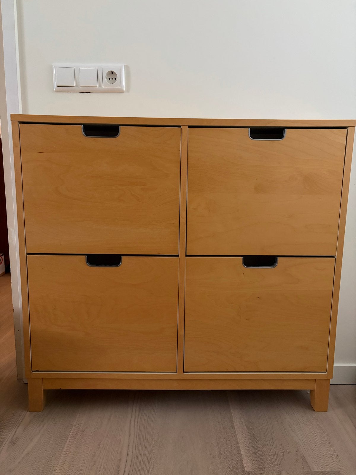 Ikea schoenenkast 90cm breed, 4 vakken, Ophalen, Gebruikt