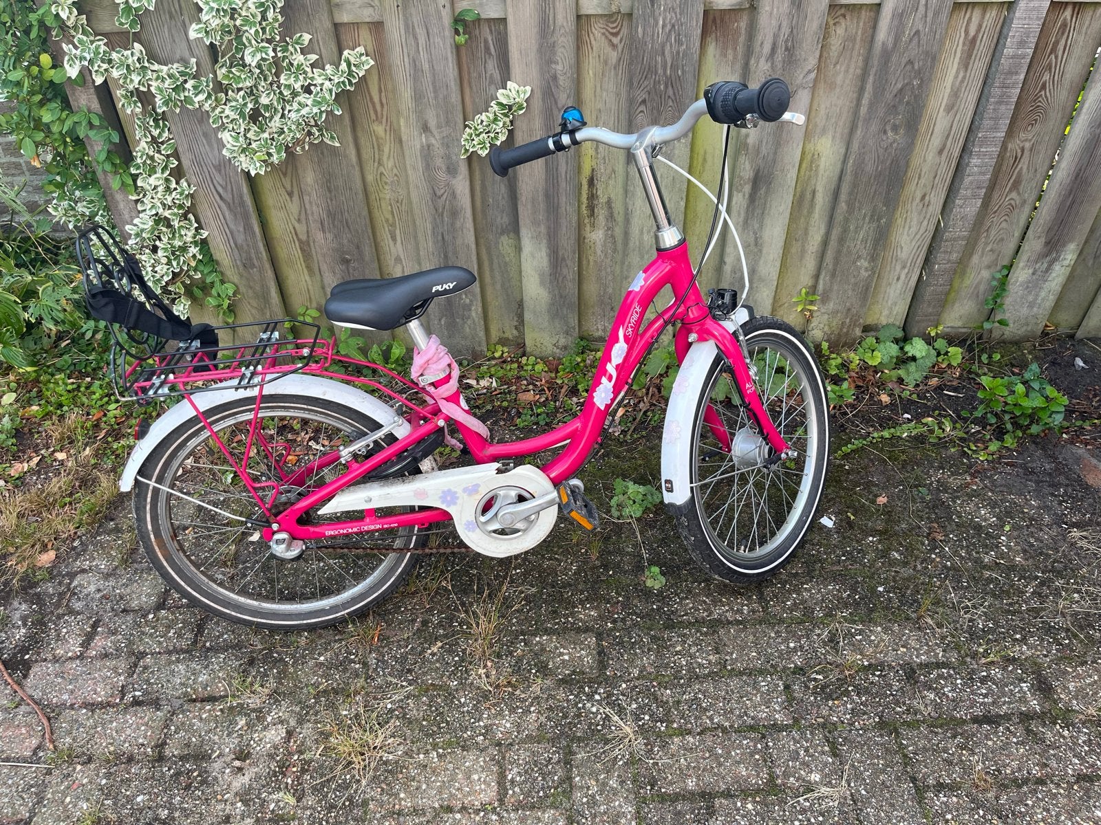 Roze Puky Skyride Berry 20 inch kinderfiets (Groningen), Ophalen, Gebruikt, Velgrem, 20 inch of meer