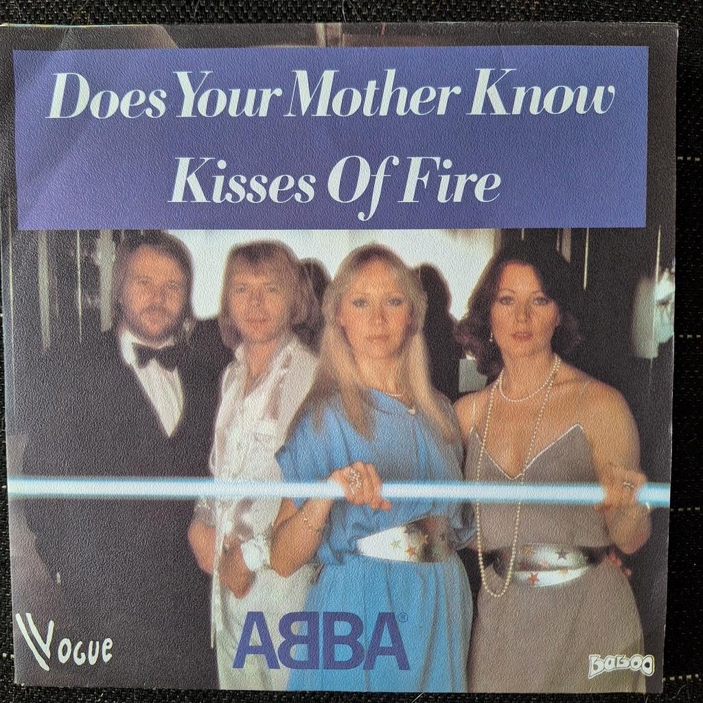 ABBA Does your mother know, Cd's en Dvd's, Vinyl Singles, Ophalen of Verzenden, Zo goed als nieuw, Pop