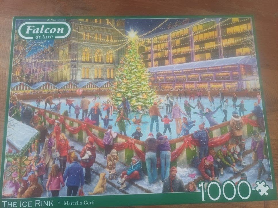 Falcon de luxe The ice rink puzzel 1000 stukjes, Verzenden, 500 t/m 1500 stukjes, Nieuw
