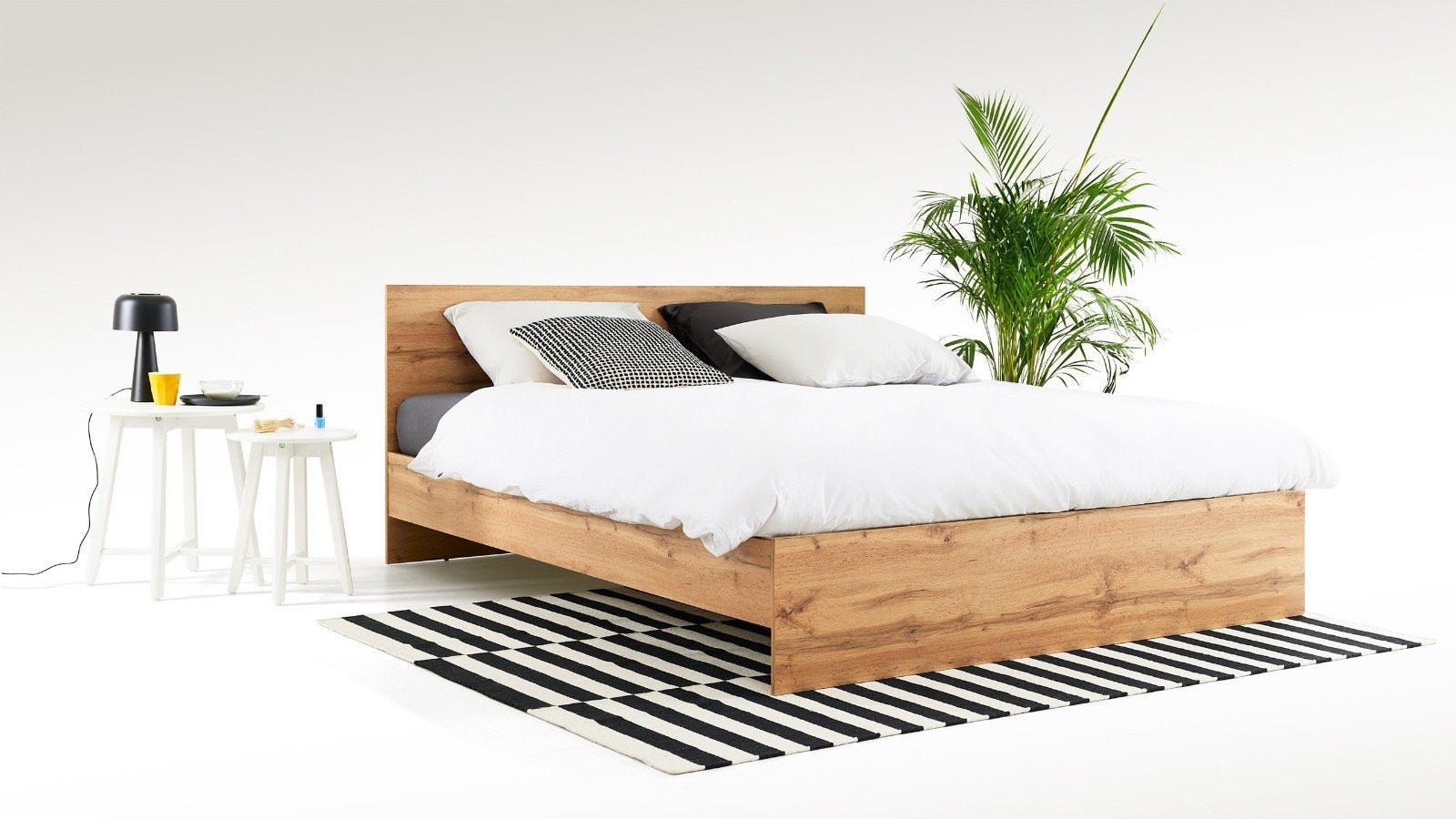 Bedombouw 160x200, Ophalen, Bruin, 160 cm, Hout