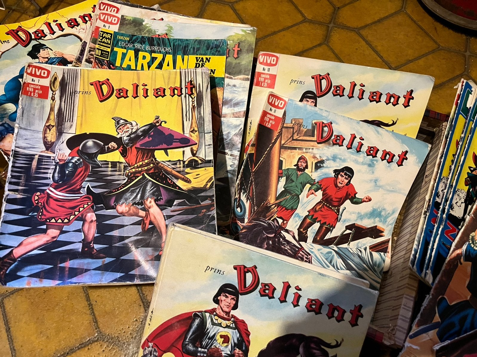 Grote partij Valiant strips, Boeken, Strips | Comics, Gelezen, Europa, Ophalen of Verzenden, Meerdere comics