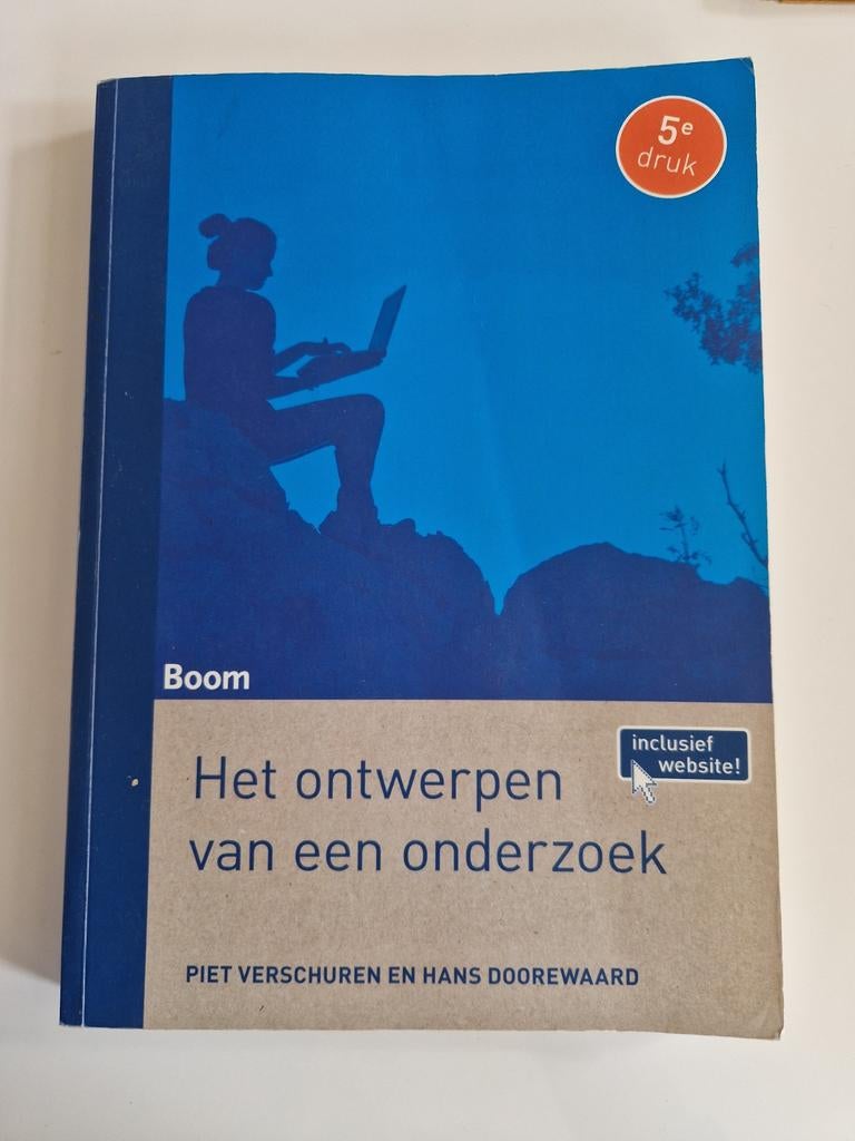 Het ontwerpen van een onderzoek - 5e druk, Gelezen, Gamma, Piet Verschuren en Hans Doorewaard, HBO