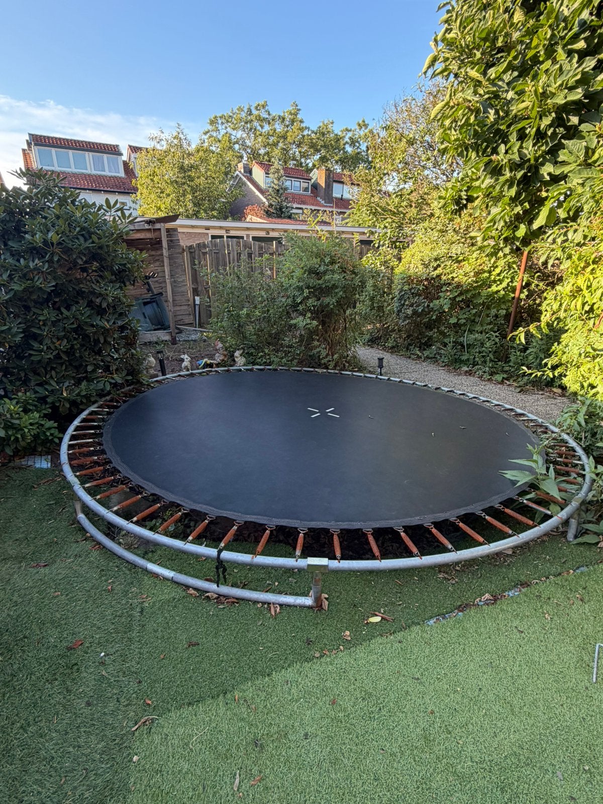 Trampoline 365 cm - gebruikt, Kinderen en Baby's, Speelgoed | Buiten | Trampolines, Ophalen, Gebruikt