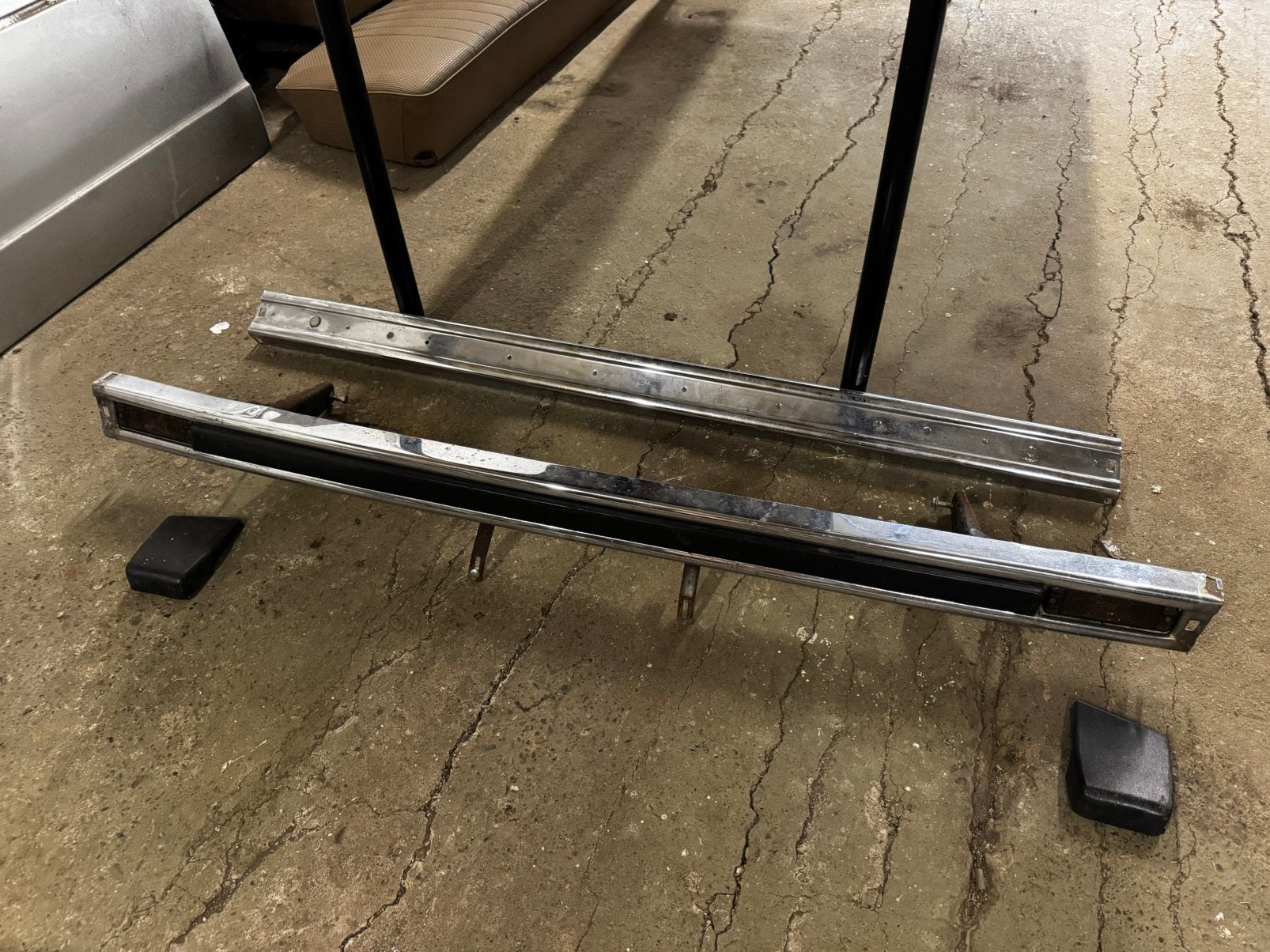 Golf cabrio caddy mk1 chrome bumper origineel, Auto-onderdelen, Ophalen of Verzenden