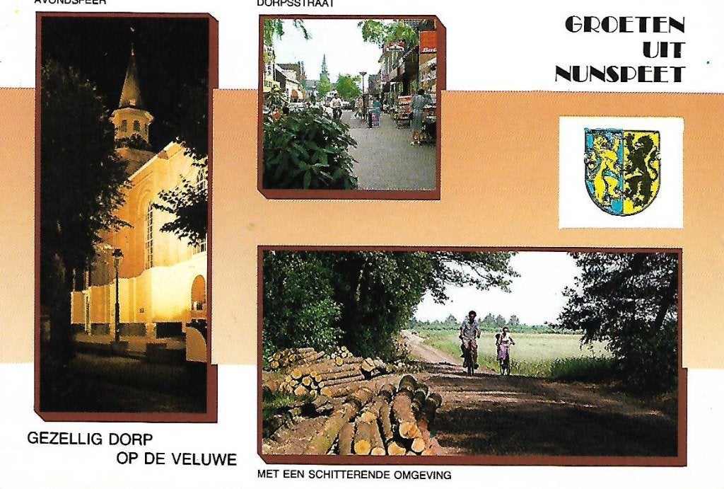 Nunspeet- -3-luik., Verzamelen, Verzenden, 1980 tot heden, Gelopen, Gelderland
