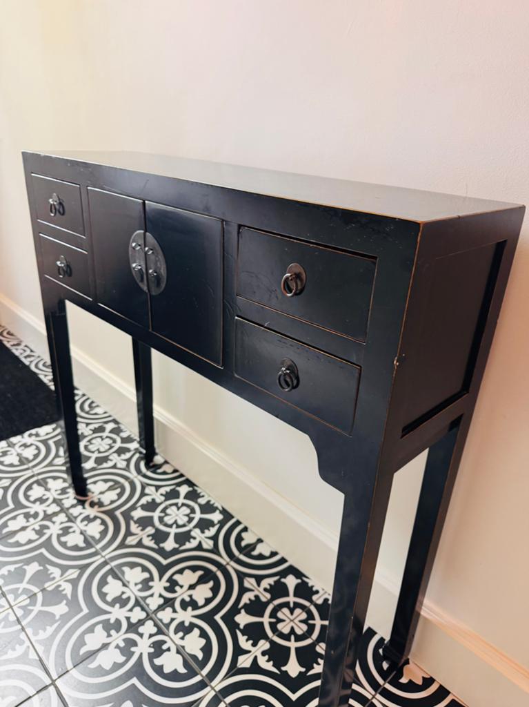 Chinese sidetable Consoletafel Cabinet, Huis en Inrichting, Ophalen, Gebruikt, 50 tot 100 cm, 25 tot 50 cm