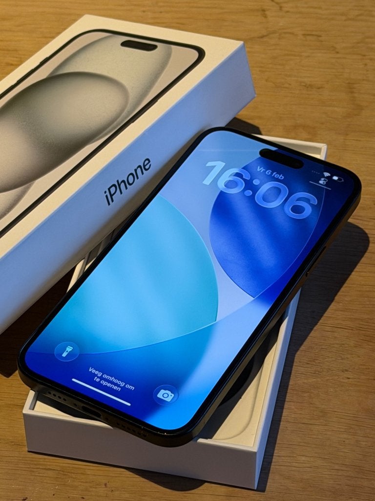 Erg Nette iPhone 15 Plus Black 128GB, met 90% batterij!, Telecommunicatie, Mobiele telefoons | Apple iPhone, Apple, ., Zwart, Ophalen of Verzenden