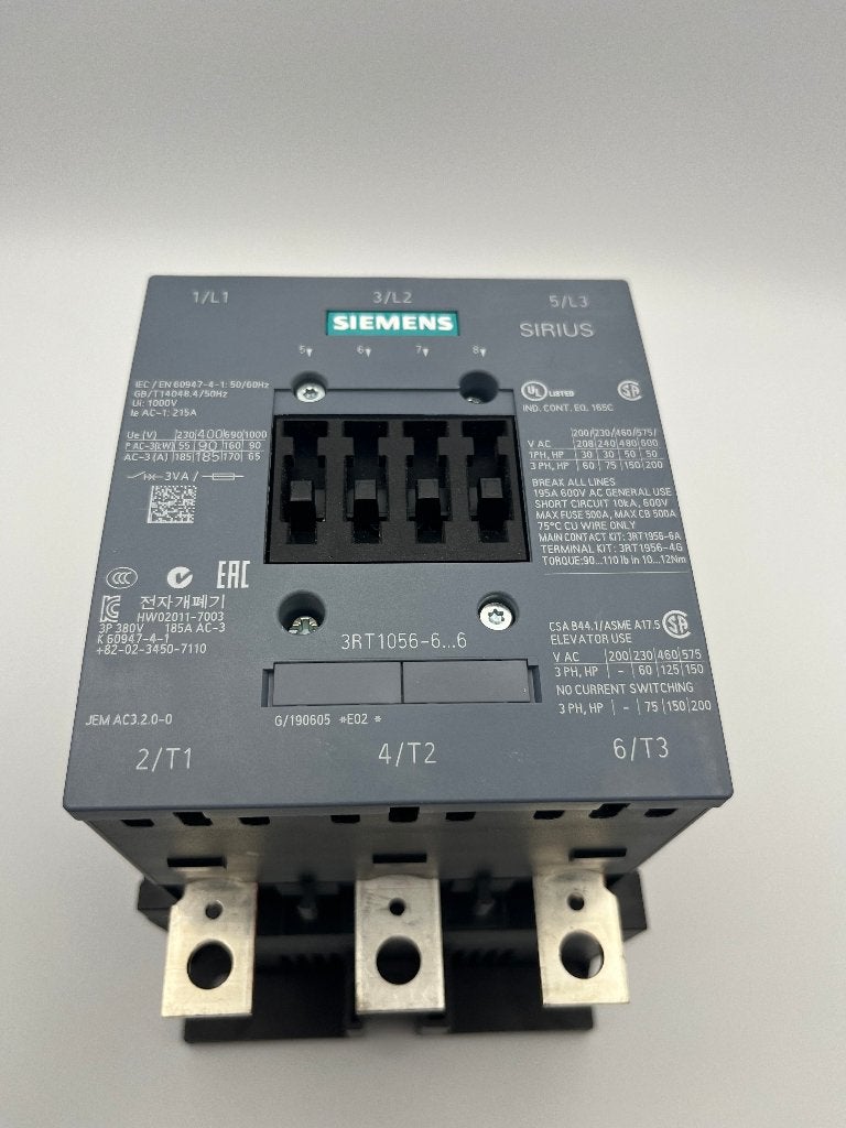 Siemens 3RT1056-6AP36 power contactor Nieuw OVP, Verzenden, Nieuw, Siemens Prinses Beatrixlaan 800, 2595 BN Den Haag info@siemens.com