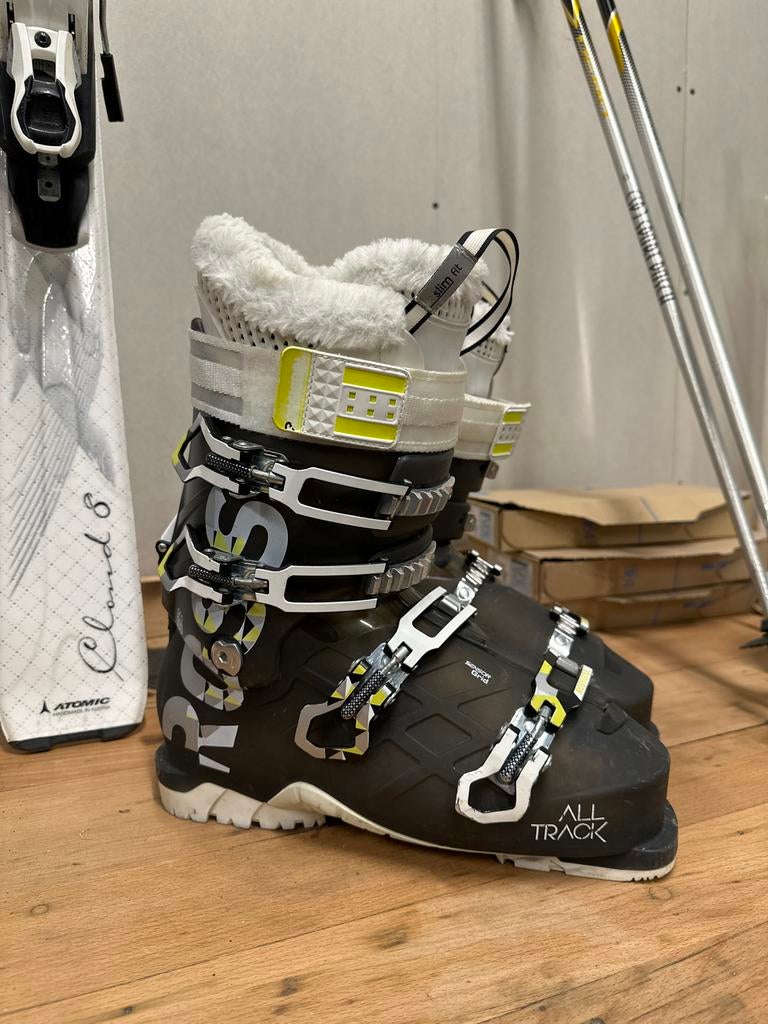 Rossignol All Track Pro 100 dames ski schoenen maat 39, Sport en Fitness, Skiën en Langlaufen, Ophalen, Gebruikt, Rossignol, Schoenen