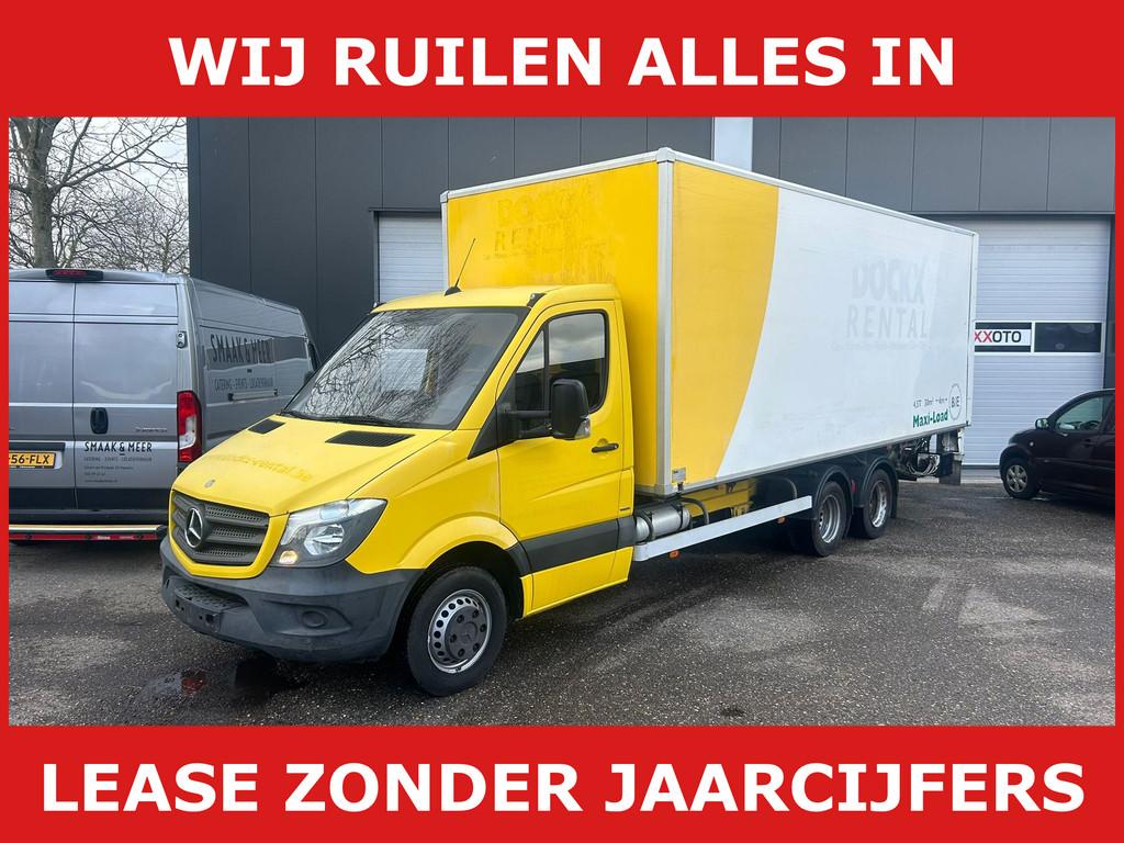 Mercedes-Benz Sprinter 519 3.0 CDI 432L be euro 6, Auto's, Gebruikt, Zwart, 2987 cc, Bedrijf