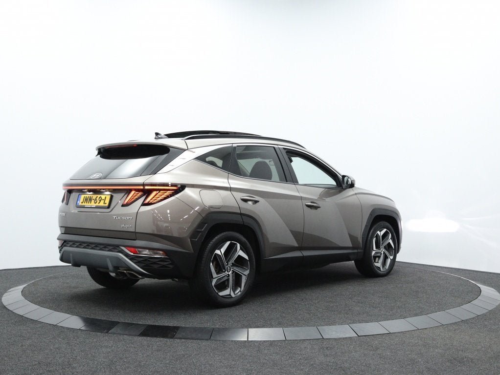 Hyundai Tucson 1.6 T-GDI PHEV Premium Sky | 360 Camera | Sto, Auto's, Hyundai, 14 kWh, Gebruikt, 4 cilinders, Leder