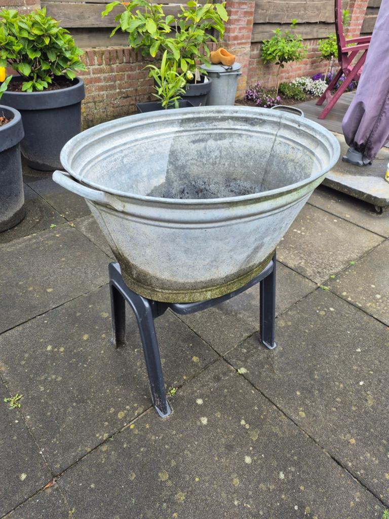 Zinken teil, Ophalen, Gebruikt, Metaal, 30 tot 60 cm