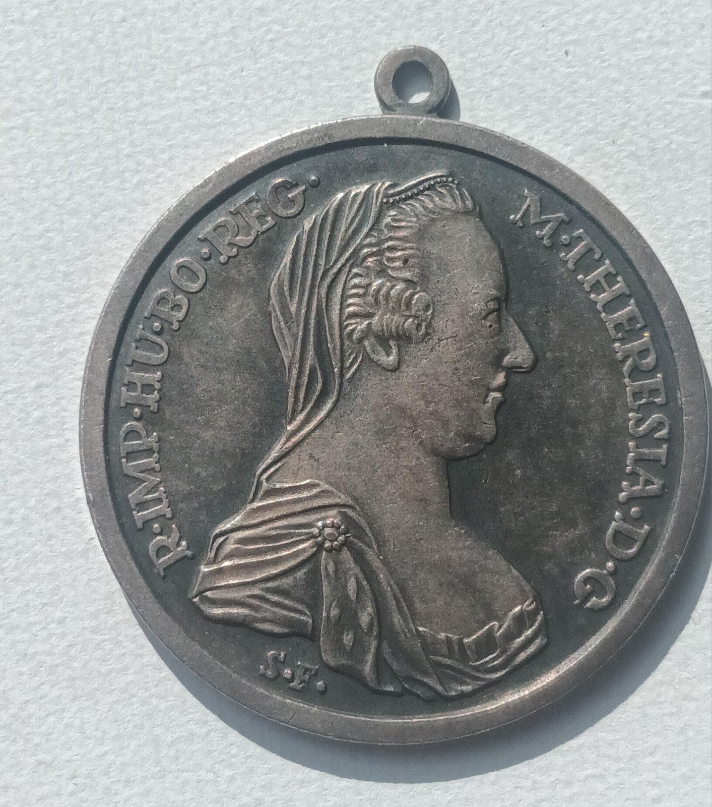 Maria Theresia Daalder 1780 als medaille, Verzenden, Vóór koninkrijk