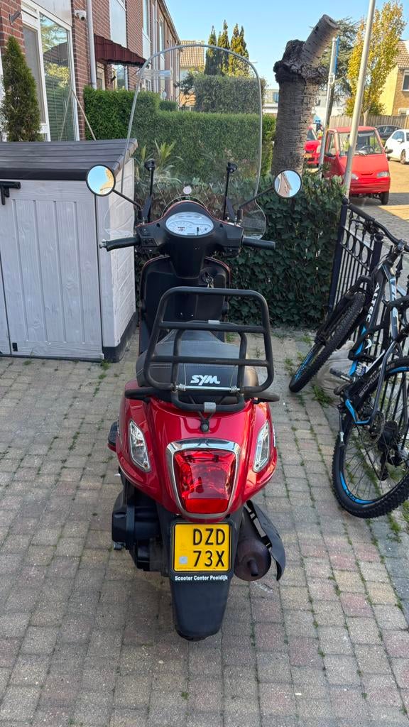 Sym fiddle 2, Fietsen en Brommers, Ophalen, Gebruikt, Maximaal 45 km/u, Benzine