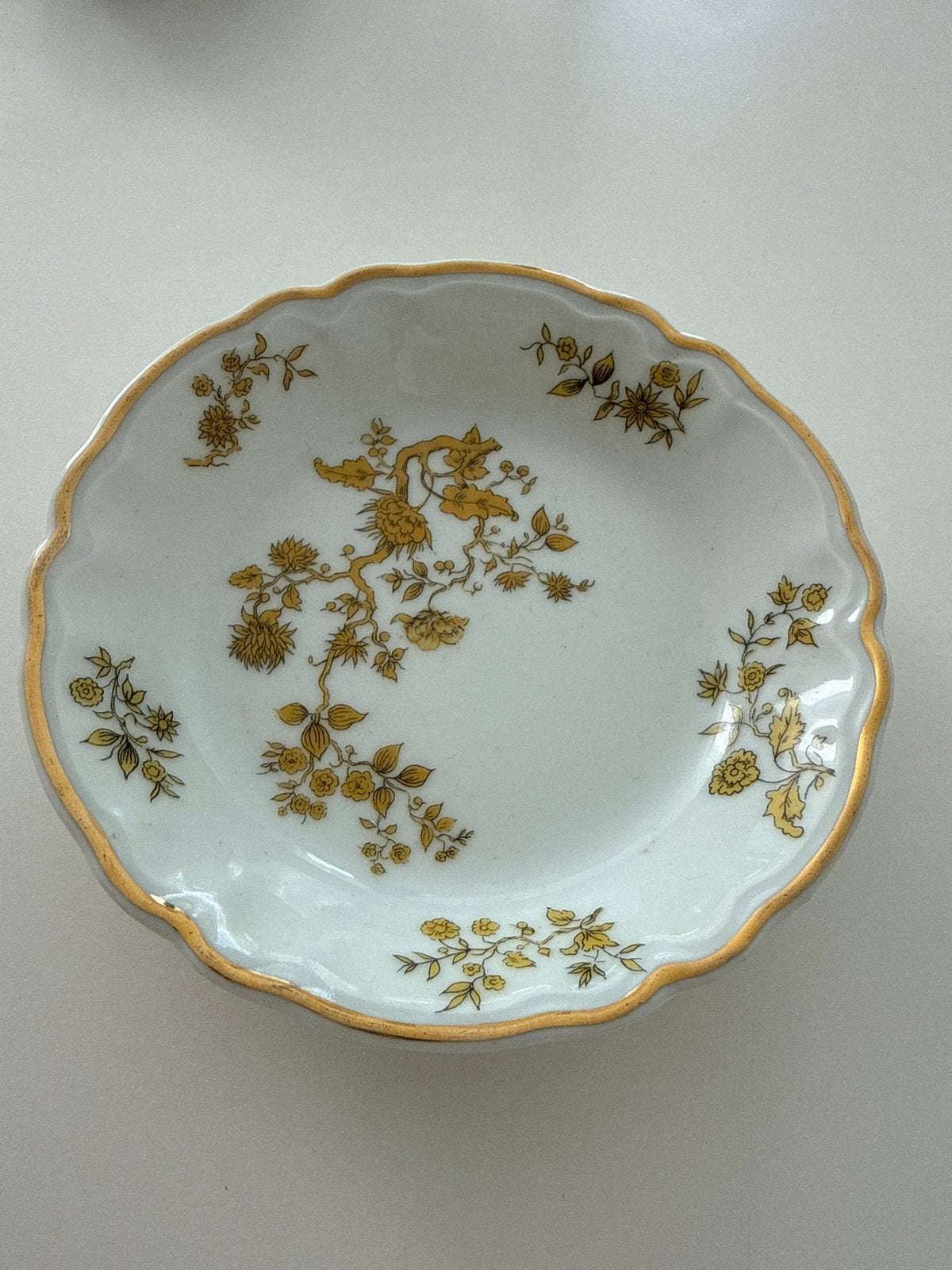 Limoges Bonbonschaaltje met Gouden Takjes, Antiek en Kunst, Antiek | Schalen, Ophalen of Verzenden