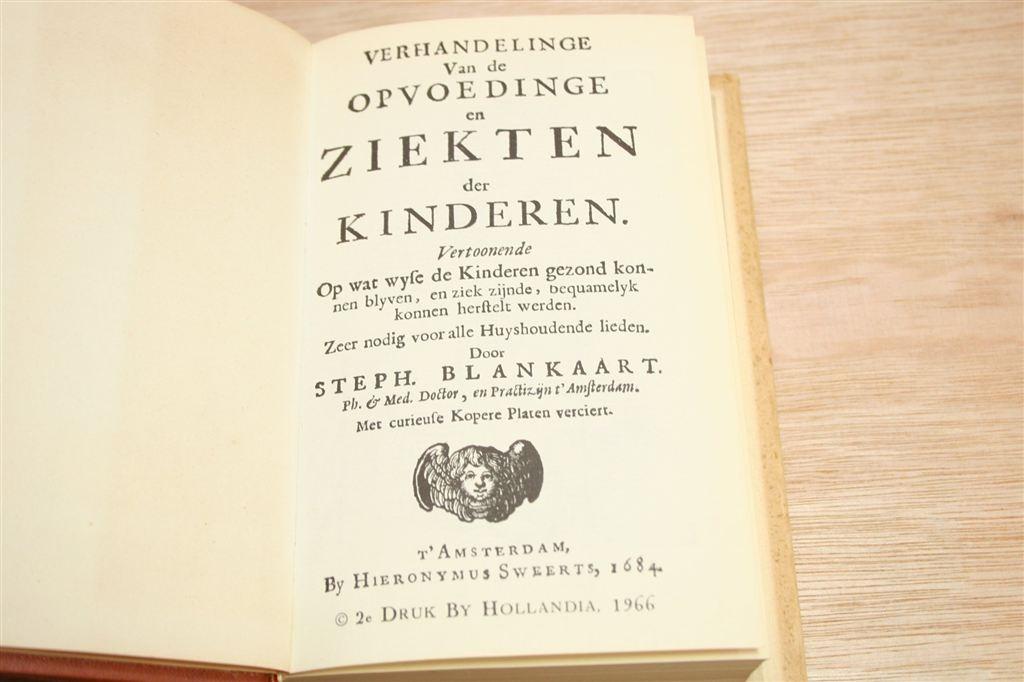 Opvoedinge & Ziekten der Kinderen — Facsimile [1684], Ophalen of Verzenden