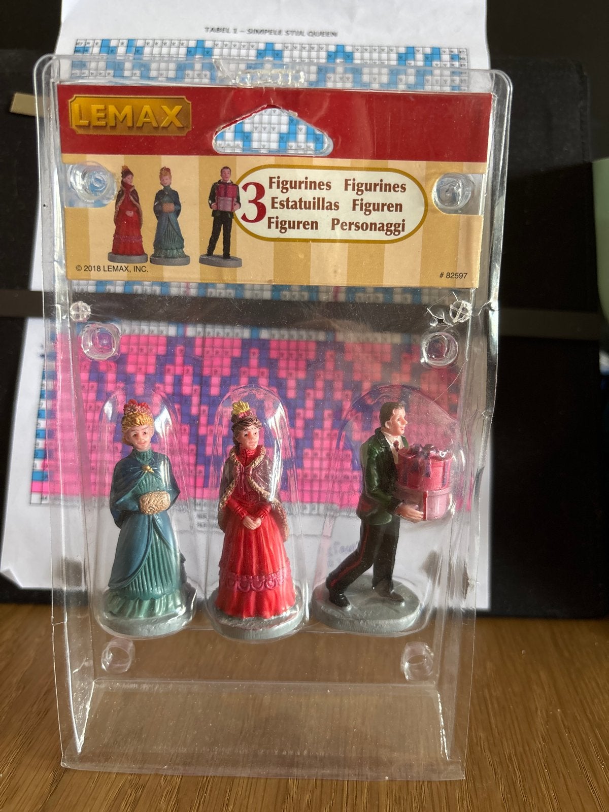 Lemax Figuurset: 3 Kerstfiguren, Verzamelen, Ophalen, Zo goed als nieuw