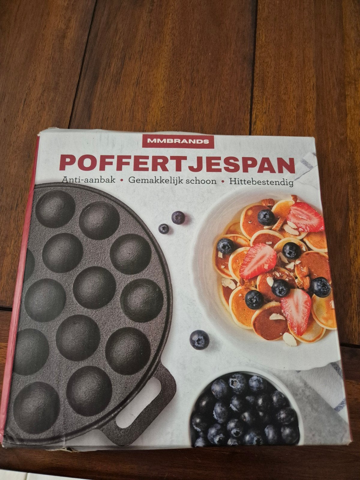 MMBrands Gietijzeren Poffertjespan - 19 Gaten, Ophalen of Verzenden, Zo goed als nieuw