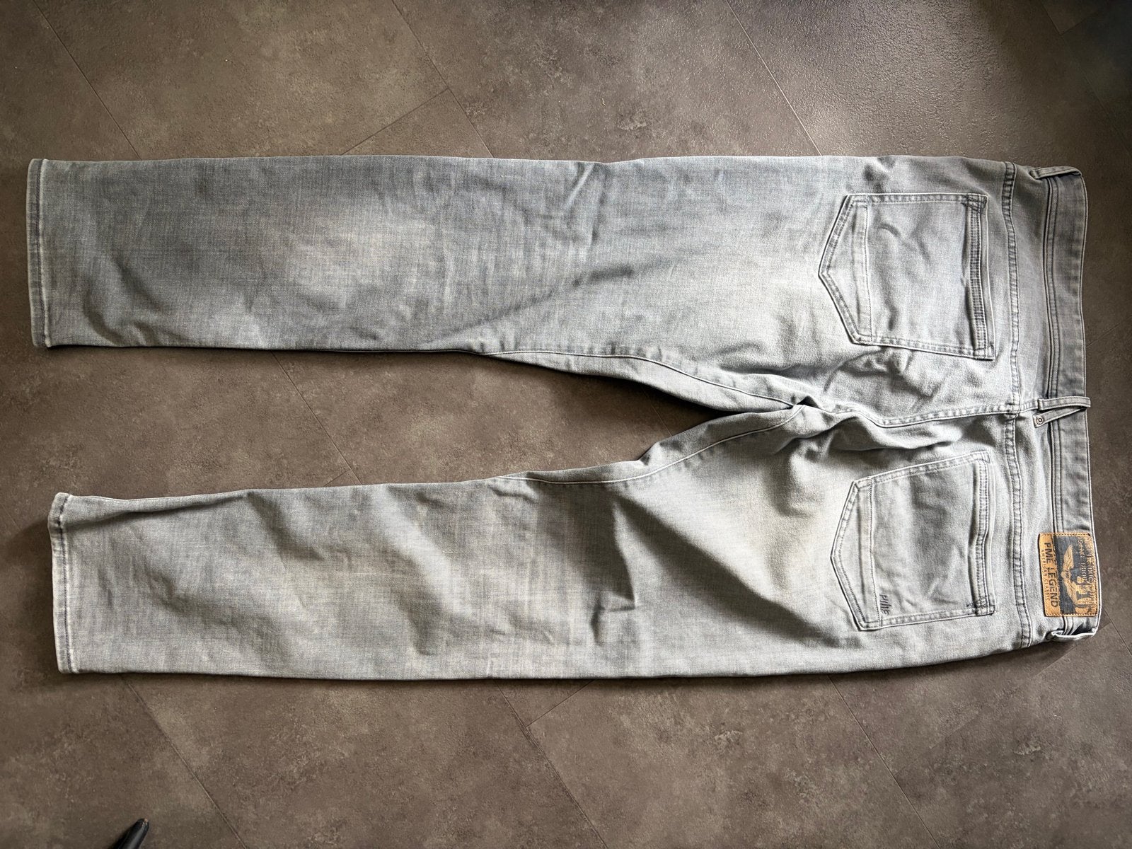 PME Legend Tailwheel Slimfit Jeans - Grijs, Kleding | Heren, Spijkerbroeken en Jeans, Ophalen of Verzenden, Zo goed als nieuw