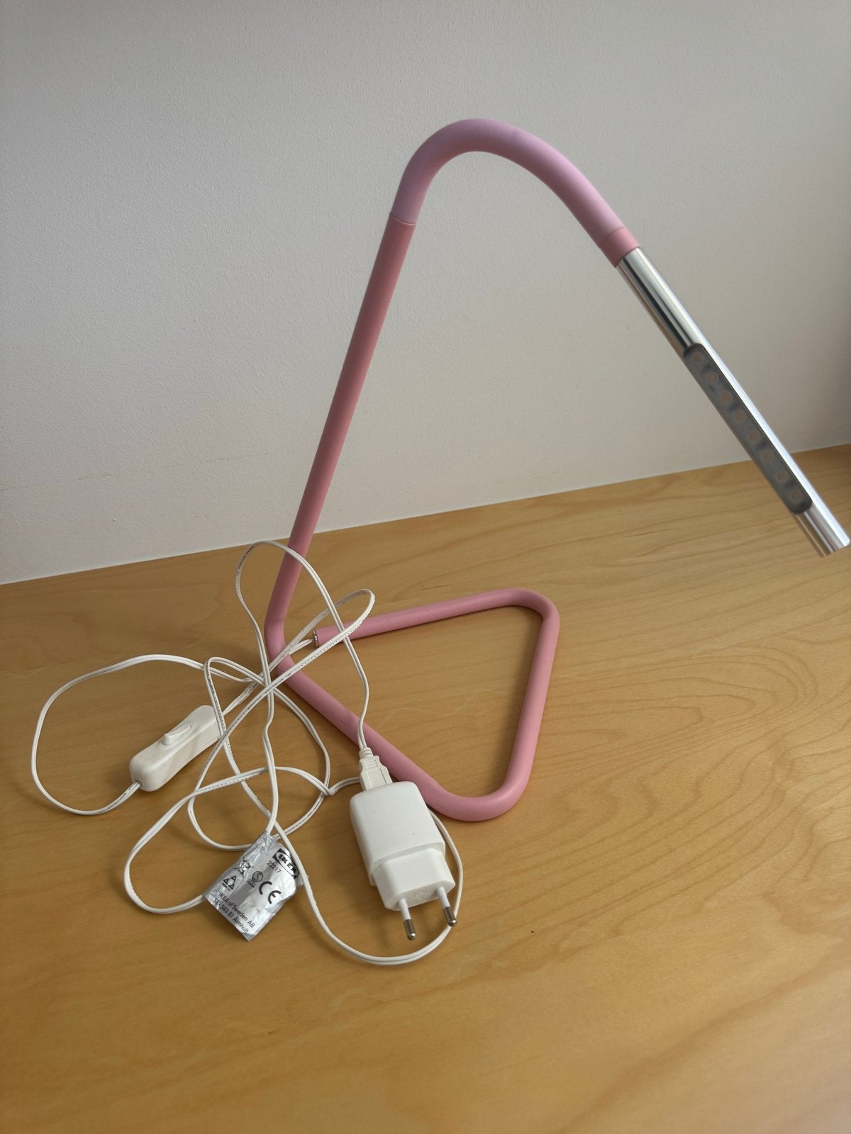 Roze LED Bureaulamp IKEA, Ophalen, Gebruikt