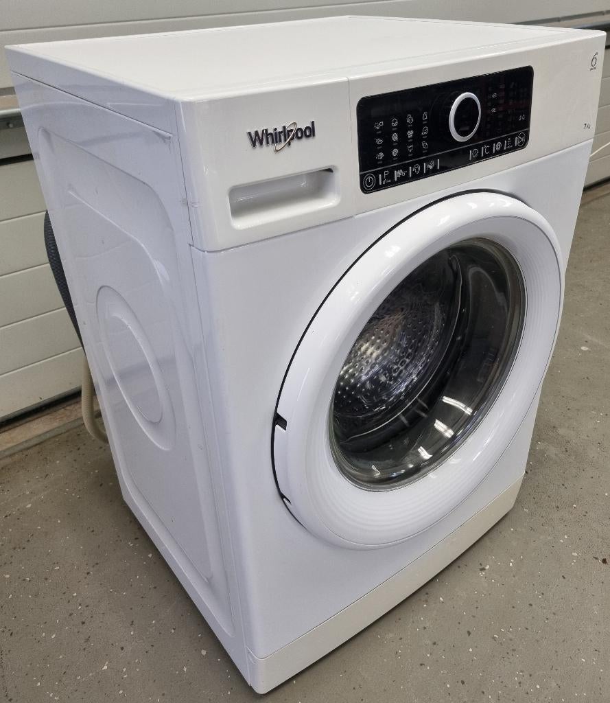 Als nieuwe Whirlpool 6th Sense 7kg 1400 toeren uit 2019 A++, Ophalen, Zo goed als nieuw, Voorlader, 85 tot 90 cm