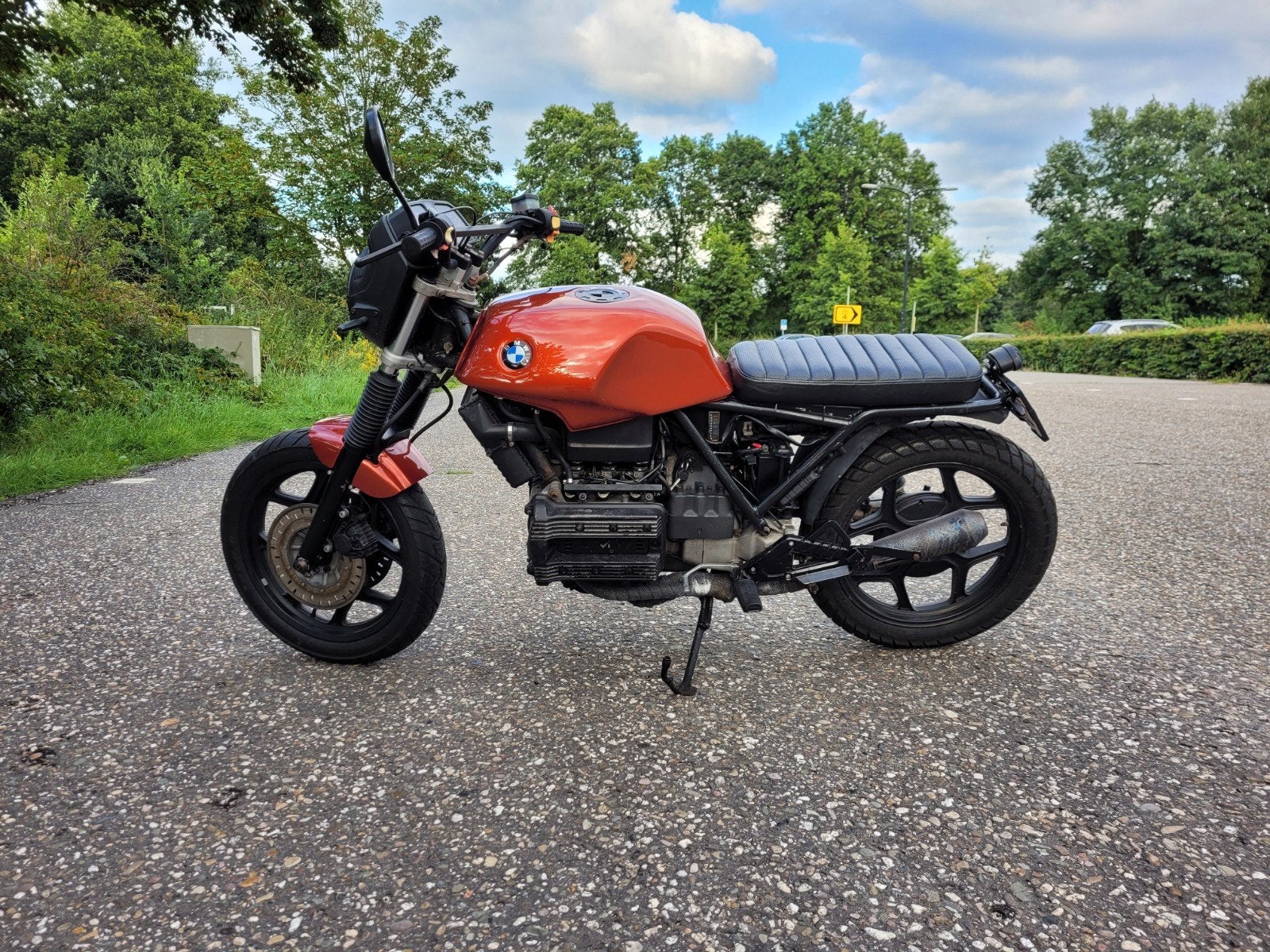 BMW K75 Custom Bobber - Unieke Oranje Klassieker, Motoren, Particulier