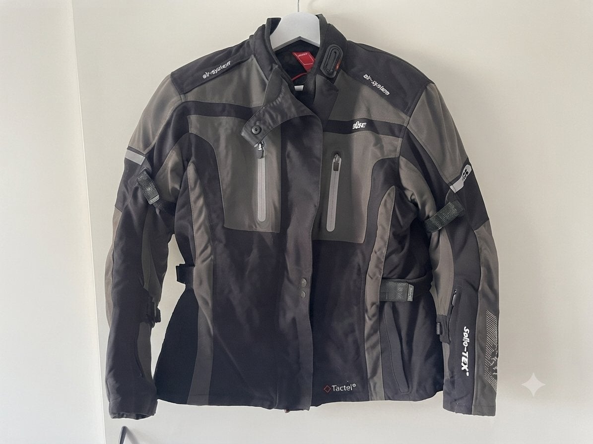 iXS Dames Motorjas Pacora-ST Maat D2XL Zwart/Grijs Solto-TEX, Motoren, Kleding | Motorkleding, Ophalen, Nieuw zonder kaartje, Dames