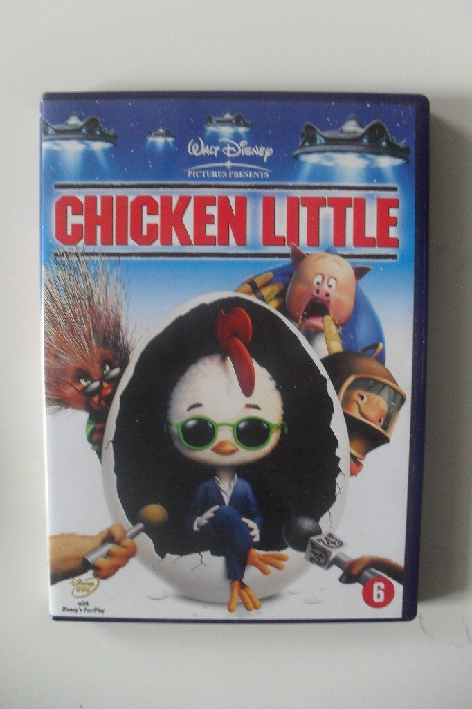 Chicken Little Walt Disney tekenfilm dvd, Alle leeftijden, Ophalen of Verzenden, Gebruikt, Overige soorten