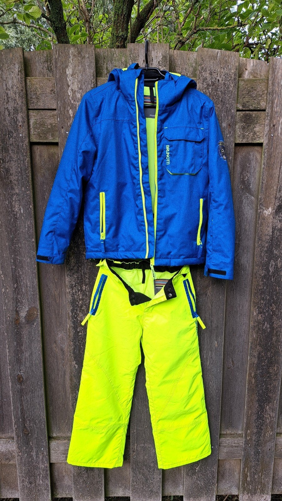 Brunotti ski-jas (mt 152) en skibroek (mt 140), Brunotti, Ophalen of Verzenden, Gedragen, Pak