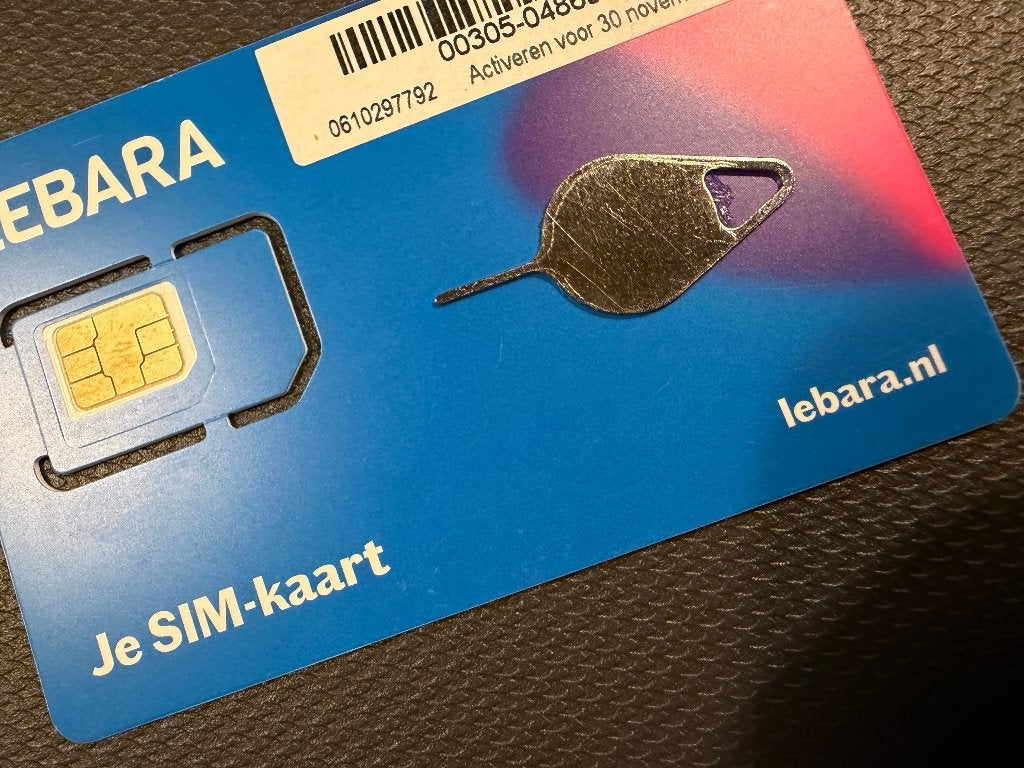 06 10 297792 Lebara Prepaid Sim. Spiegel nummer., Telecommunicatie, Verzenden, Nieuw, Overige providers, Simkaart
