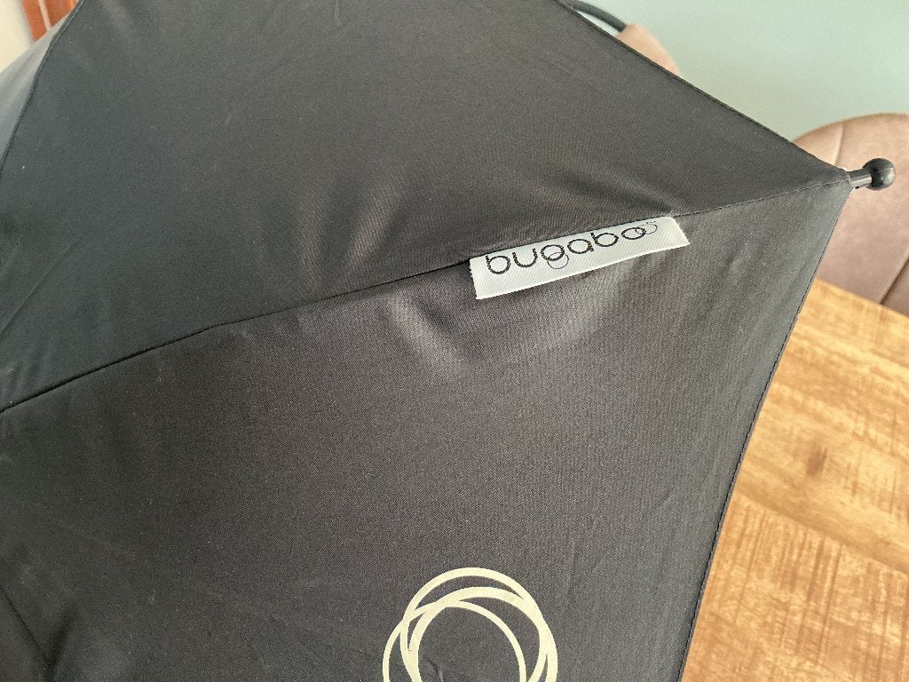 Bugabo zonne parasol, zwart, Ophalen of Verzenden, Gebruikt, Combiwagen, Bugaboo