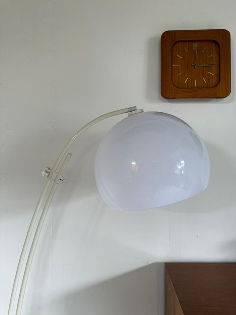 Vintage verstelbare booglamp, Solken Leuchten ‘70, Ophalen of Verzenden, Zo goed als nieuw, Kunststof