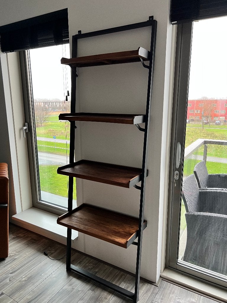 Teakhouten wandrek, Ophalen, Gebruikt