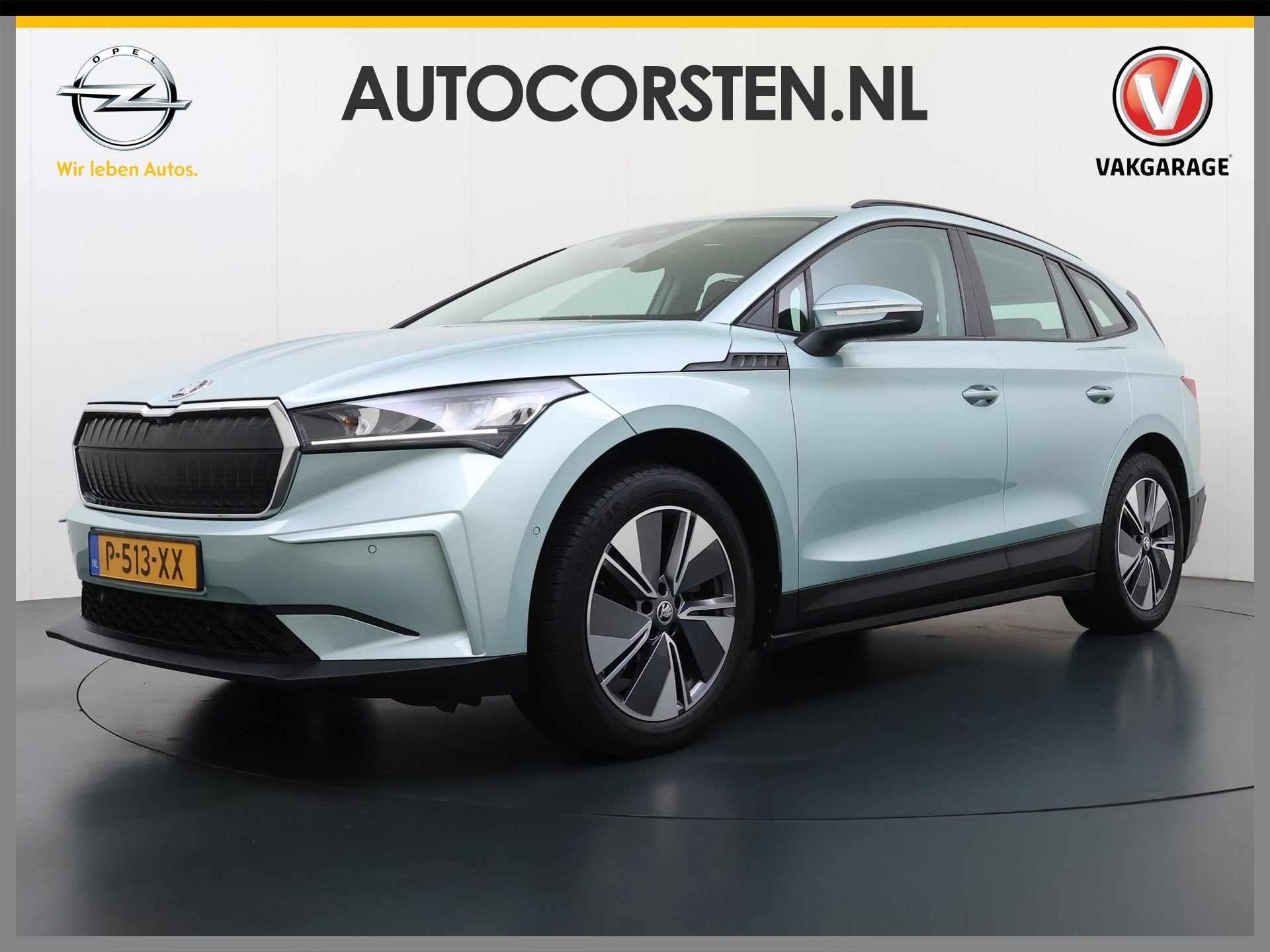 Skoda Enyaq iV 60 SOH 91% Trekhaak Camera P-Assist Apple Car, Auto's, Automaat, 390 km, Achterwielaandrijving, Gebruikt