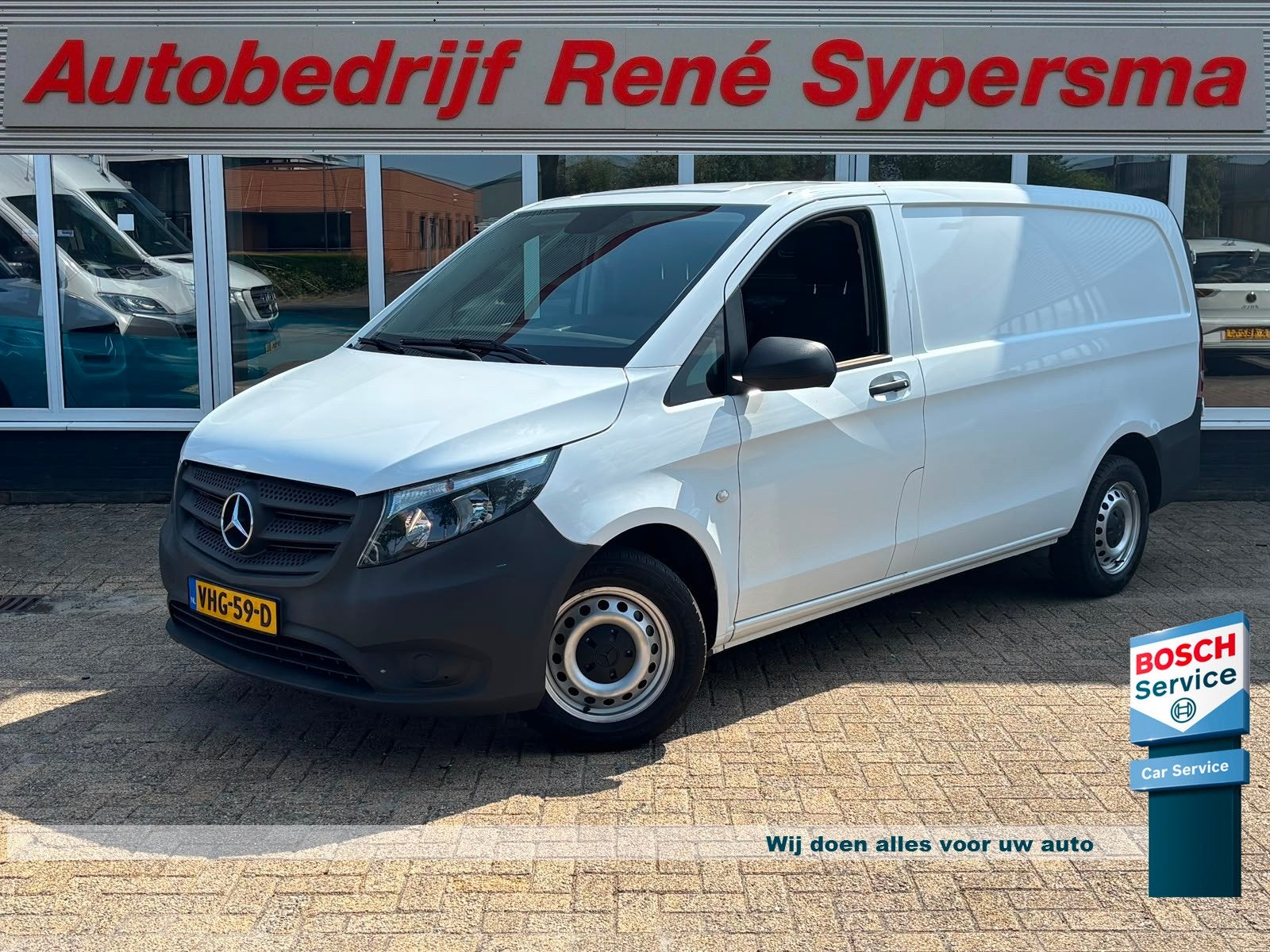 Mercedes-Benz Vito 116 CDI Lang | Bluetooth | Airco | Cruise, Gebruikt, 4 cilinders, Wit, Bedrijf