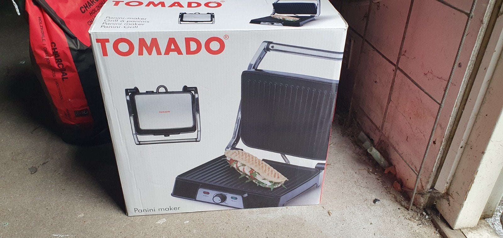 TOMADO Panini maker / Grill & panini / Panini-Grill, Ophalen of Verzenden, Nieuw