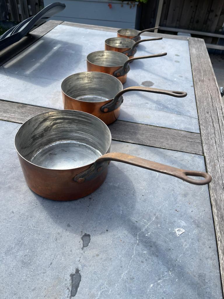 5 Franse saus pannen, Ophalen of Verzenden