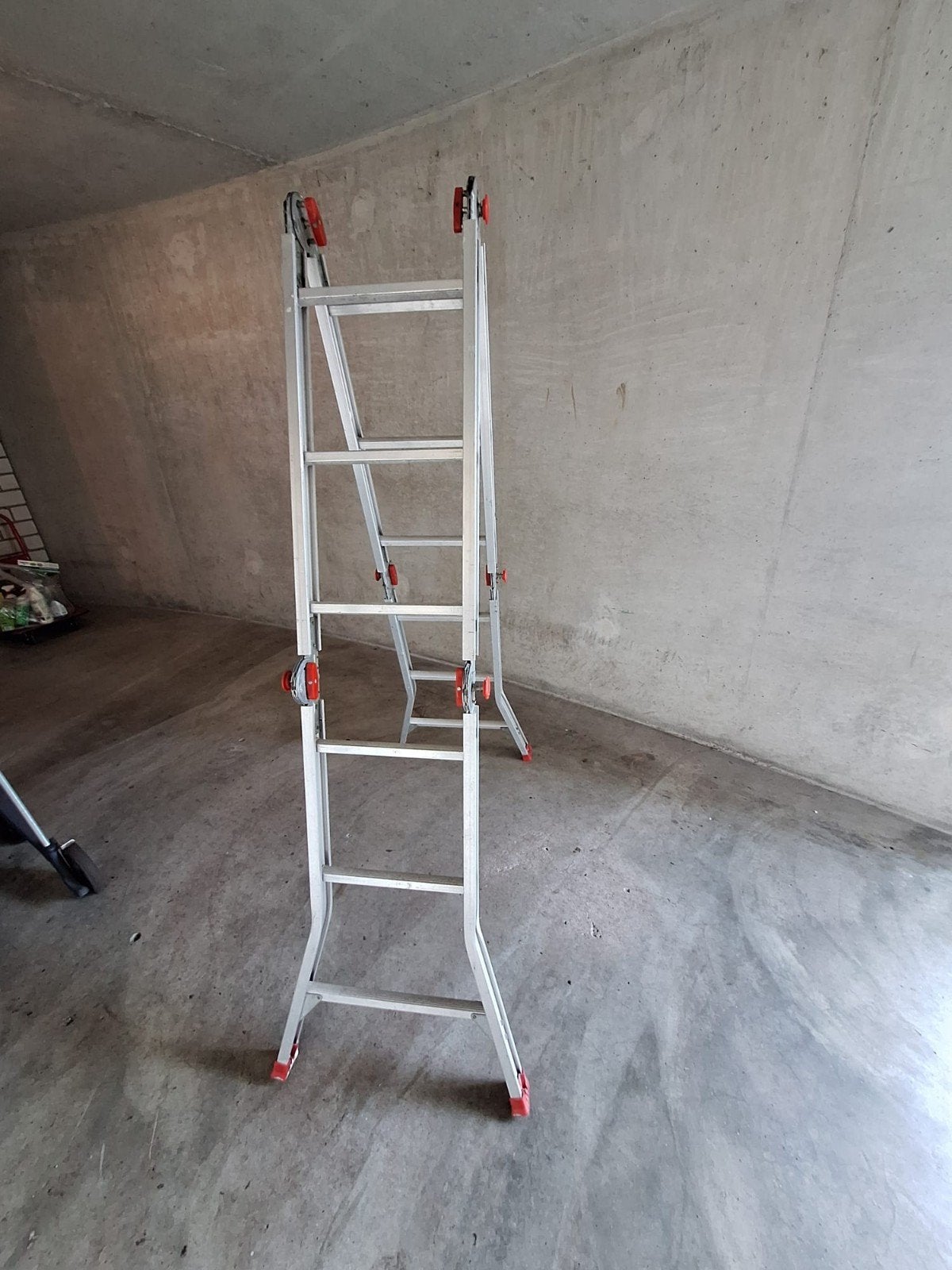 Altrex ladder, Ophalen, 4 meter of meer