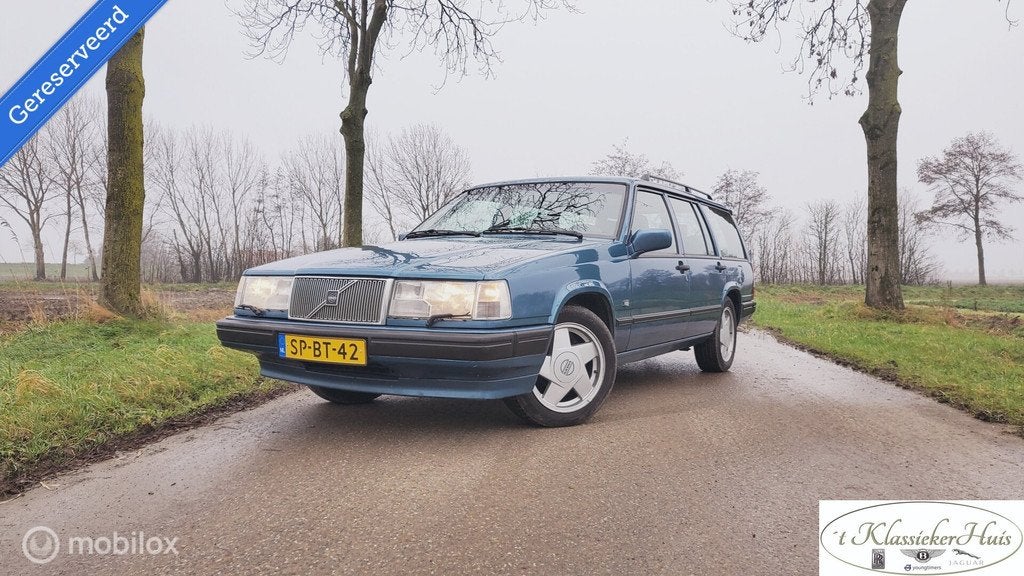 Volvo 940 2.3i turbo lpg3, Auto's, Volvo, Euro 2, Blauw, 1476 kg, Handgeschakeld