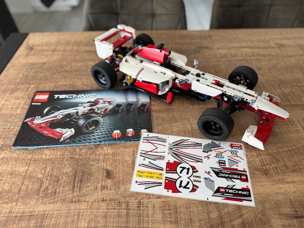 Lego Technic Formule 1 GP Racer 42000 met handleiding, Lego, Compleet, Ophalen of Verzenden, Zo goed als nieuw