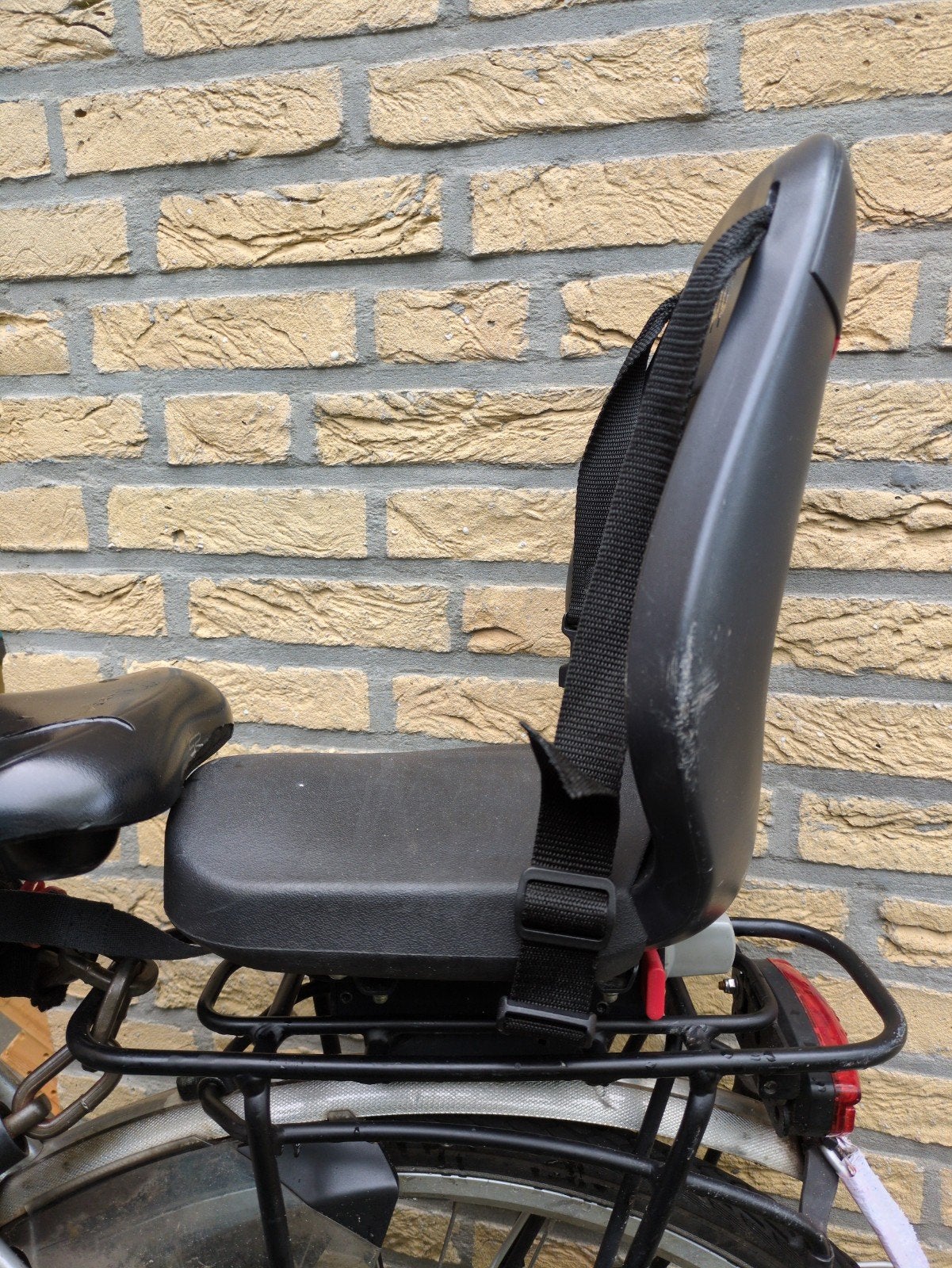 yepp junior black, Fietsen en Brommers, Achterzitje, Gebruikt, 9 t/m 36 kg, Ophalen