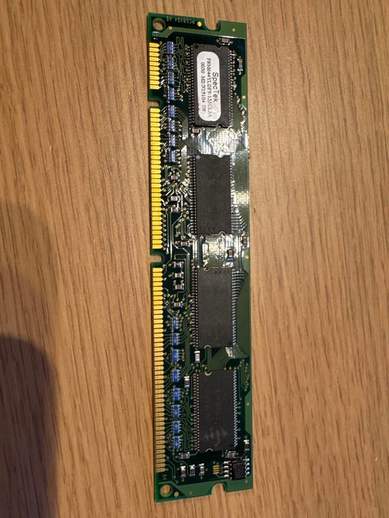 SpecTek PC66 SDRAM Geheugenmodule, Computers en Software, RAM geheugen, Overige soorten, Ophalen of Verzenden, Desktop, Gebruikt