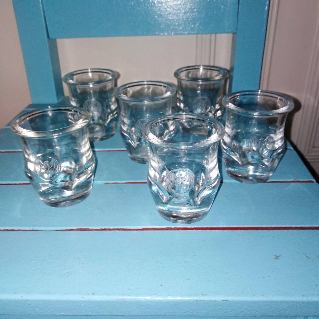 Bacardi shot glaasjes 6 stuks, Ophalen, Gebruikt, Borrel- of Shotglas