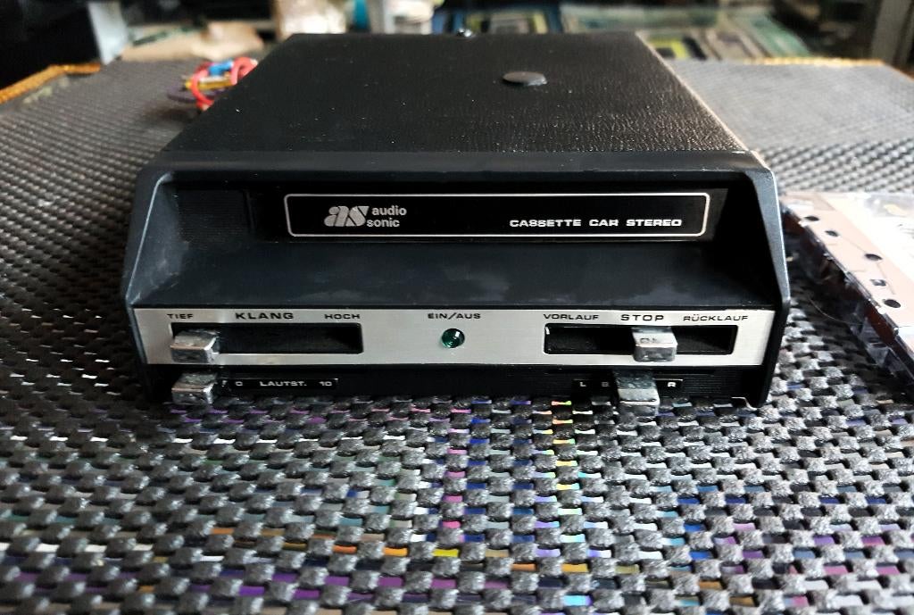 vintage klassieke Audio Sonic auto Radio, Auto diversen, Autoradio's, Ophalen of Verzenden, Gebruikt