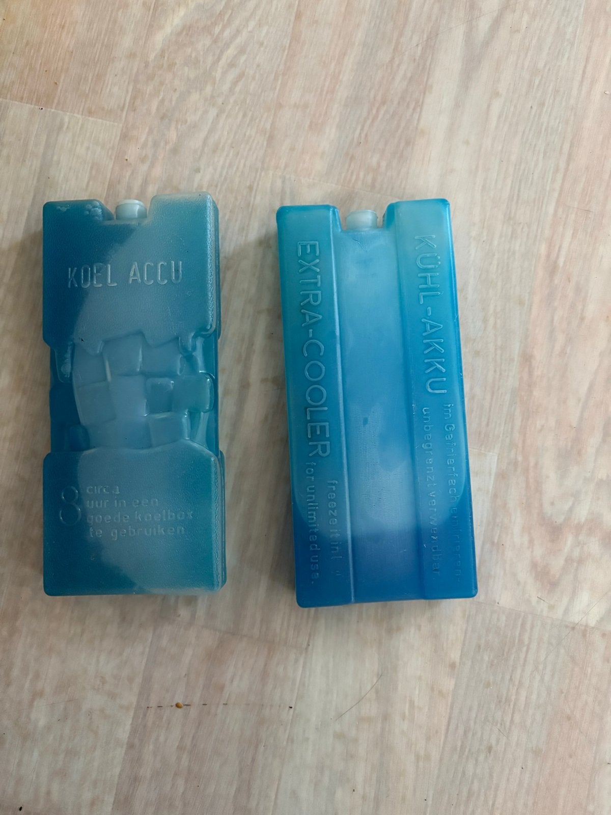 2x Koelelement voor koelbox of koeltas, Ophalen of Verzenden, Zo goed als nieuw, Koel-accessoire