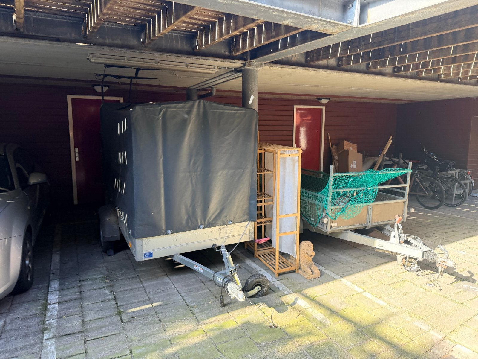 Diverse Aanhangers: Humbaur, Dubbelasser en Paardenkar, Ophalen, Gebruikt, Trailer, Trailer
