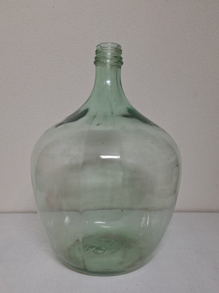 Ballonfles Vaas 12,5 liter, Huis en Inrichting, Woonaccessoires | Vazen, 29 cm, Gebruikt, Ophalen of Verzenden, Glas