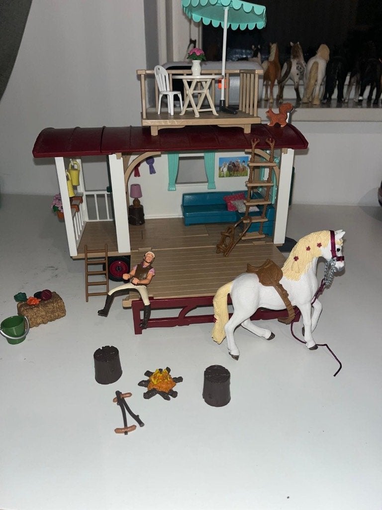 Schleich Horse Club - Woonwagen, Ophalen of Verzenden, Zo goed als nieuw