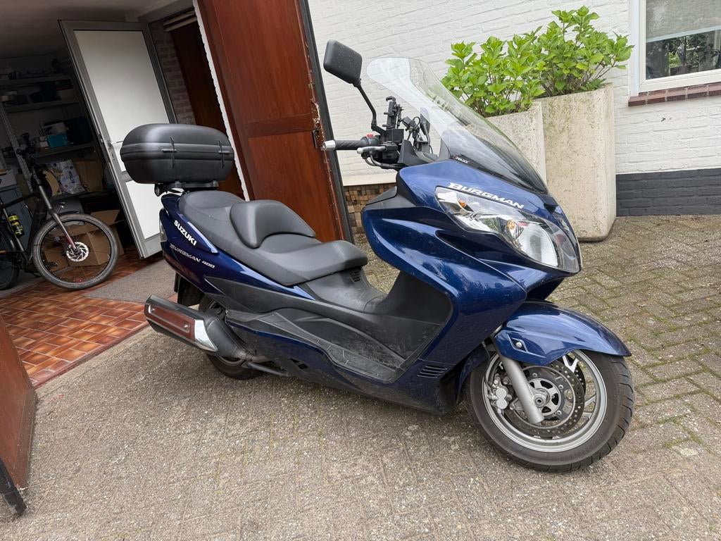 Suzuki Burgman 400 (K7) - Compleet met Topkoffer, Motoren, Scooter, Gebruikt, Particulier, Meer dan 35 kW